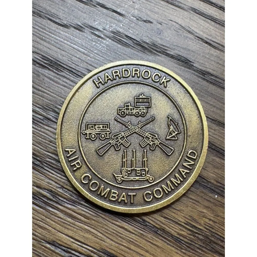 Hardrock Air Combat Command 726th Air Con Squadron Prepared to Go Challenge coin